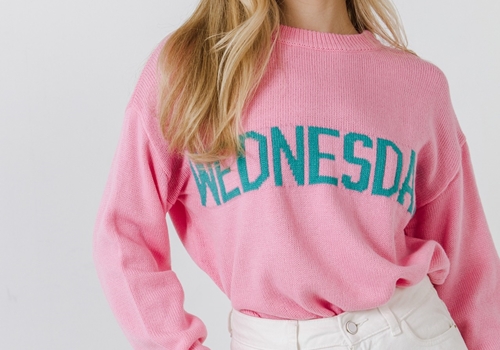 [ENGLISH FACTORY]Weekend Sweater_WEDNESDAY