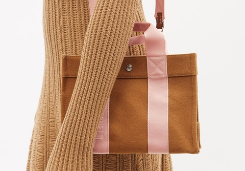[RUE DE VERNEUIL]Tote S wool-blend flannel tote bag_BEIGE