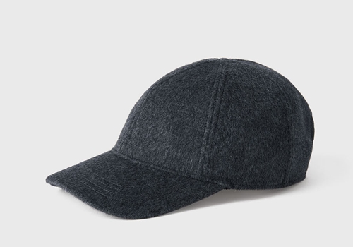 [TOTEME]Double baseball cap_dark grey
