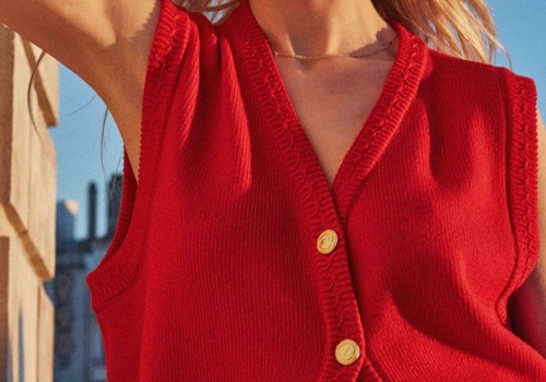 [BALZAC PARIS] Red Constant vest